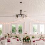 Beautiful Table Settings & Scenic Views Inside Our Elegant Sailcloth Tent Venue