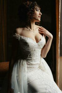 a photo of natural textured bridal hair